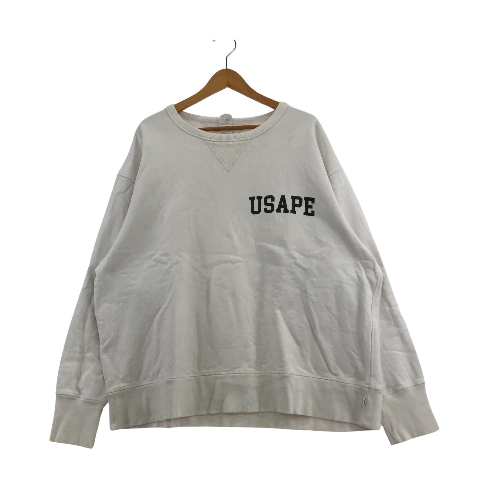 その他トップス SAPeur USAPE L/S スウェット 2XL WHT ホワイト