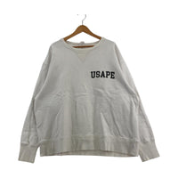 その他トップス SAPeur USAPE L/S スウェット 2XL WHT ホワイト