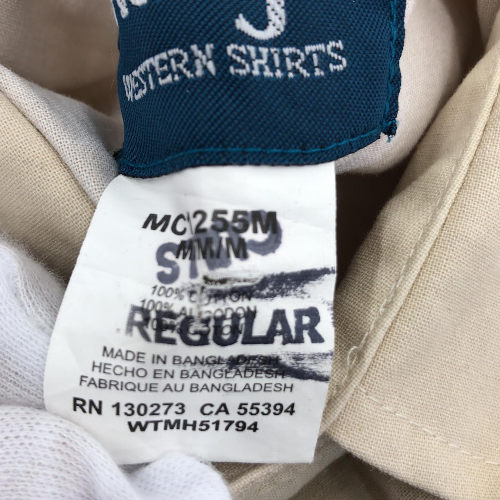 長袖シャツ Wrangler L/S ウェスタンシャツ M ネイティブ柄 M
