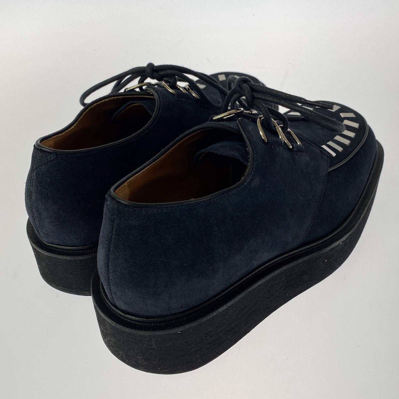 その他靴 MARNI 21AW Laced Brogue Shoes 39 NVY 39 ブラック