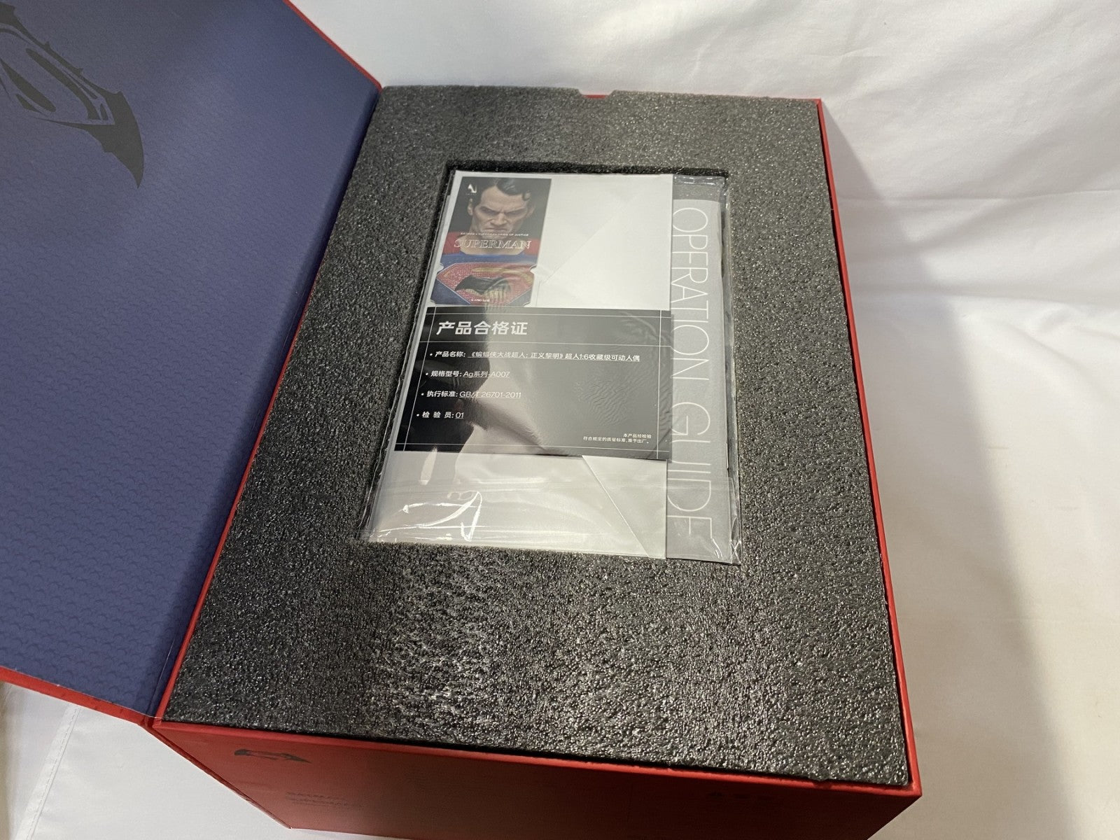 4.INART バットマンvsスーパーマン ジャスティスの誕生 1/6 スーパーマン フィギュア/グッズ