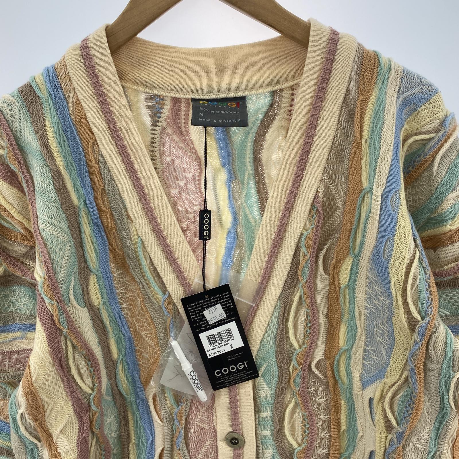 その他トップス COOGI 3Dニット カーディガン M マルチカラー