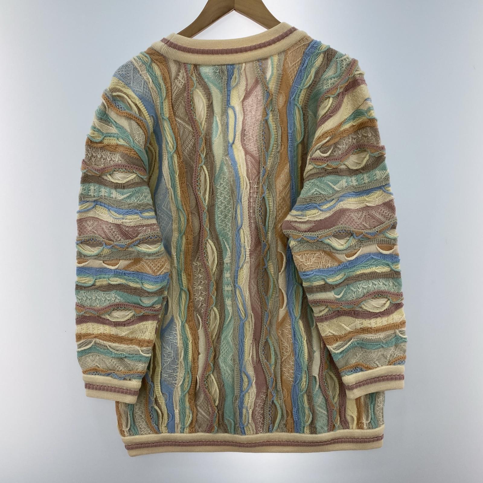 その他トップス COOGI 3Dニット カーディガン M マルチカラー