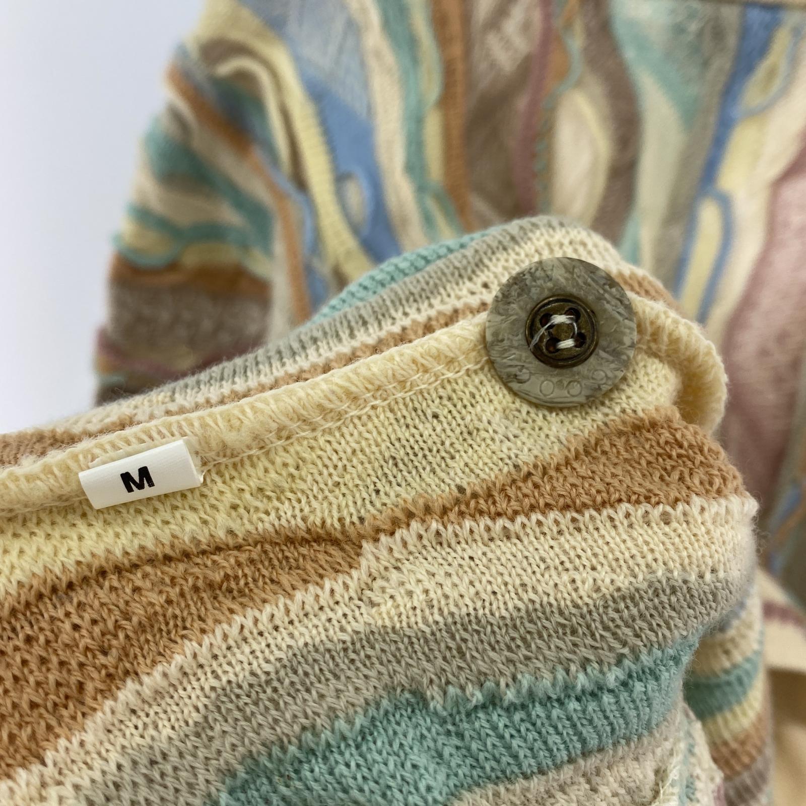 その他トップス COOGI 3Dニット カーディガン M マルチカラー