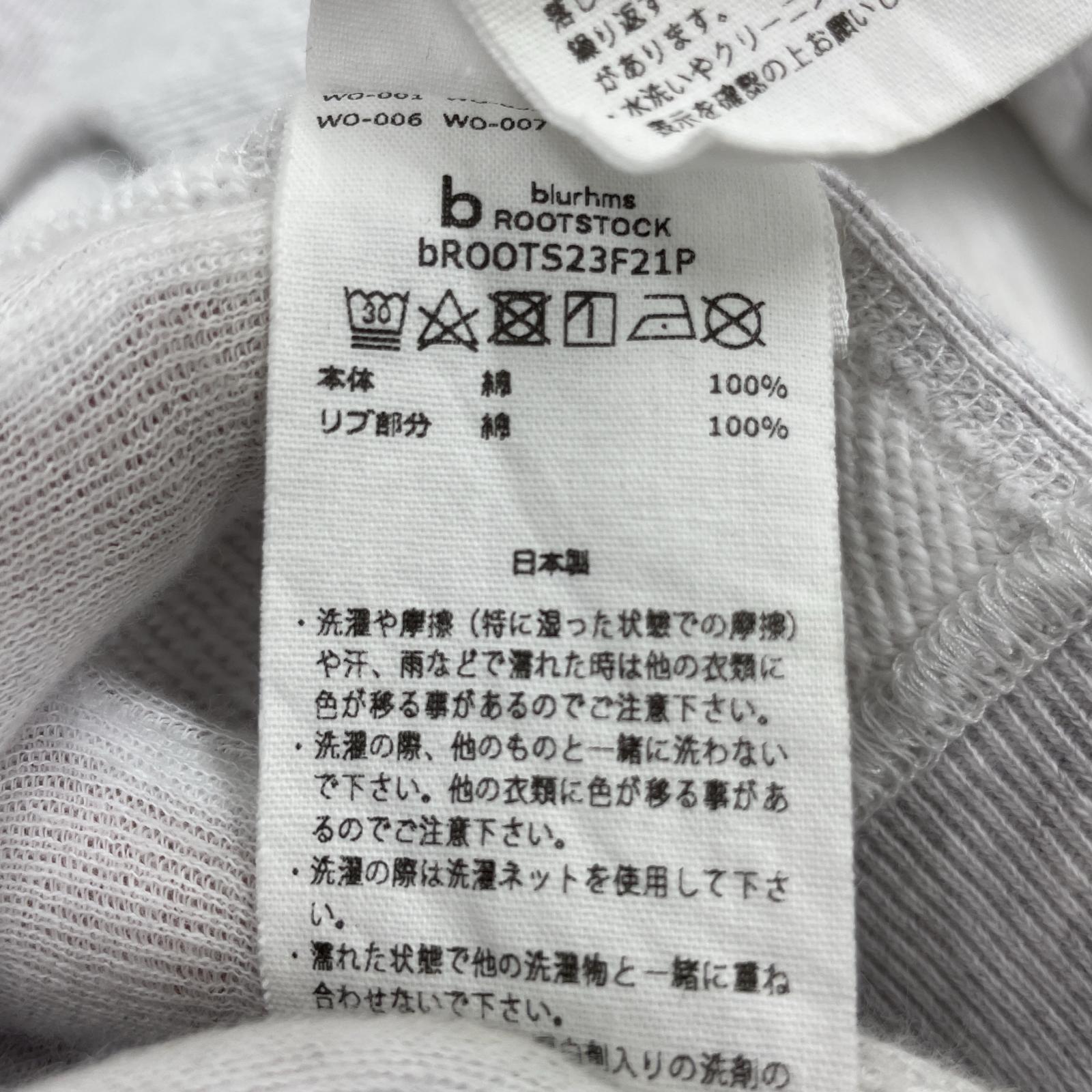 その他トップス blurhms×JOURNAL STANDARD PRINT Sweat Crew Neck 2 グレー