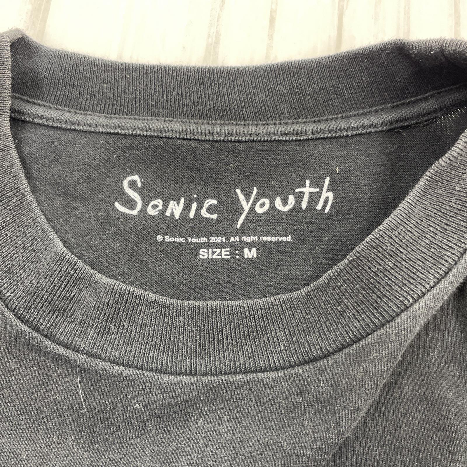 その他トップス Sonic youth プリントTシャツ 黒 M M ブラック