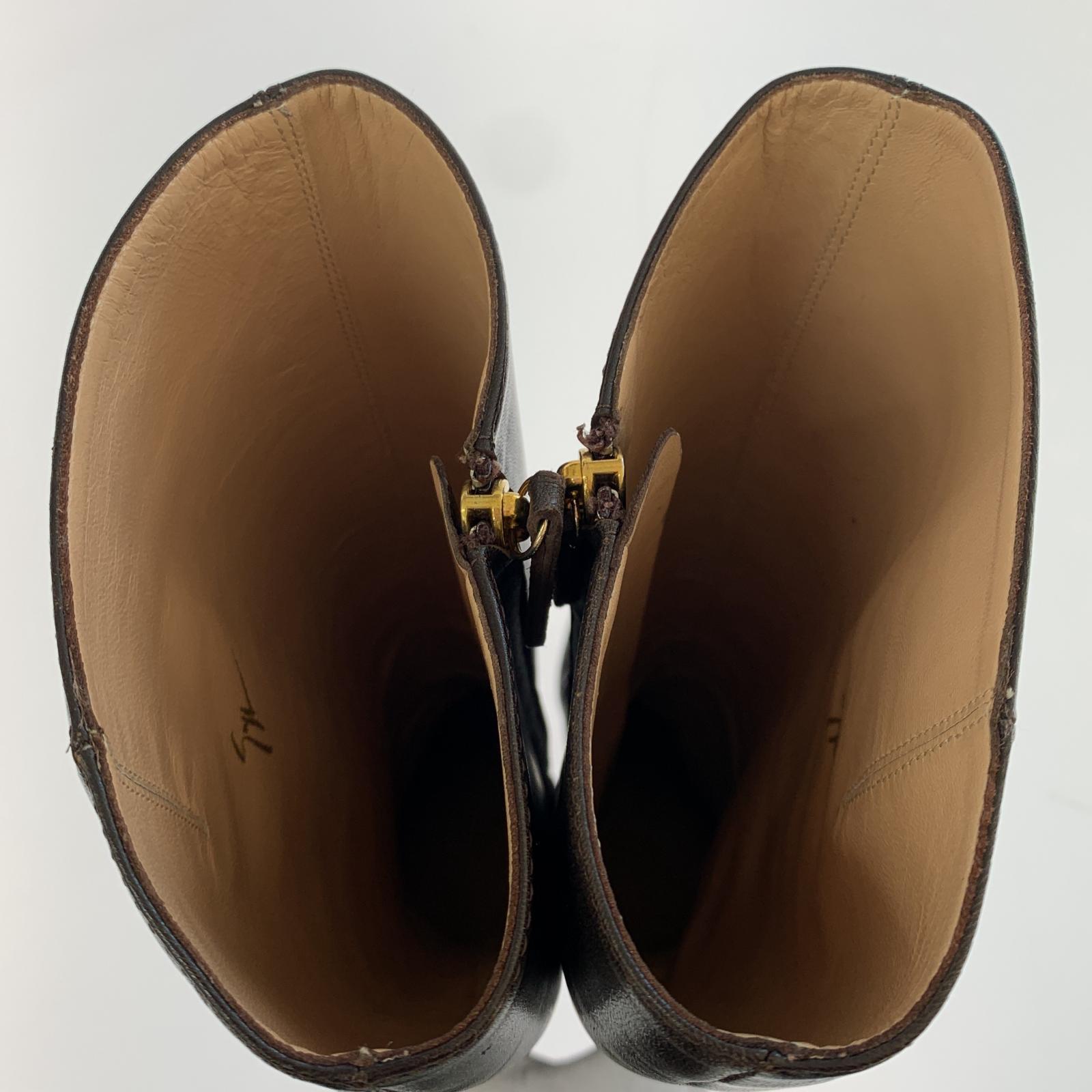 ブーツ GIUSEPPE ZANOTTI DESIGN ロングブーツ 34 ブラウン