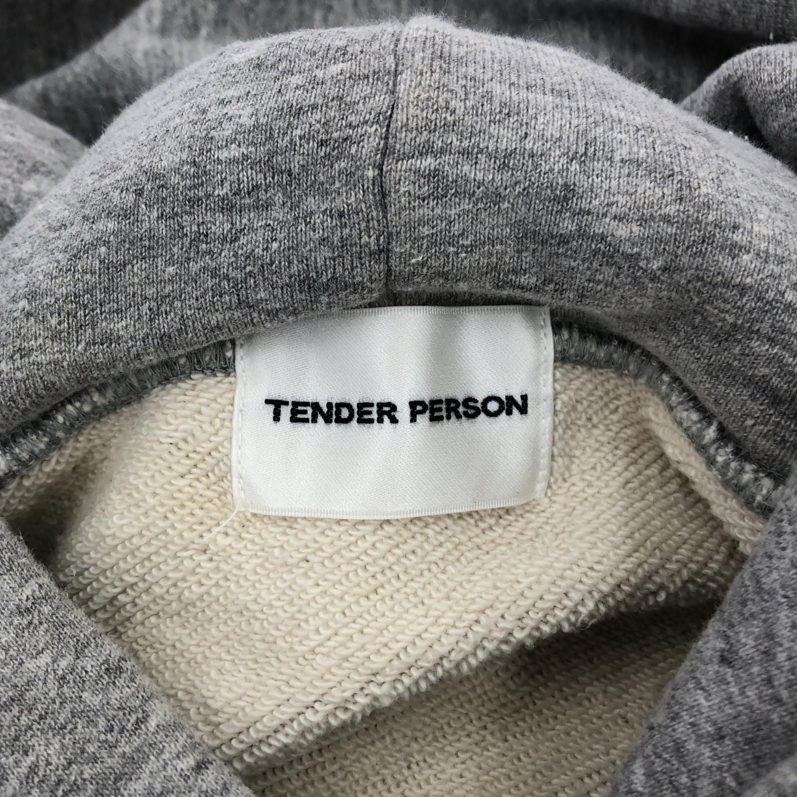 その他トップス TENDER PERSON FLAME PATTERN HOODIE グレー