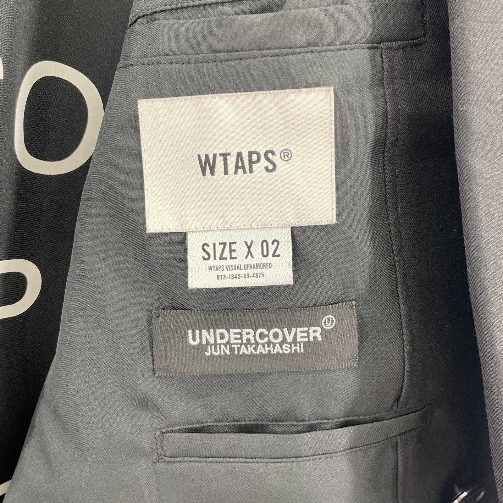 その他アウター UNDERCOVER×WTAPS JT/COAT/WOPO.SERGE. チェスターコート X02 ブラック 2 ブラック