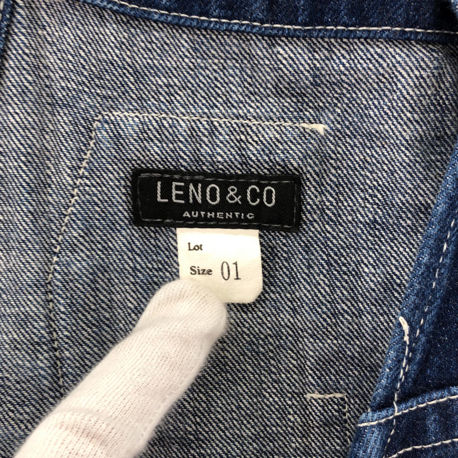 その他ボトムス LENO&CO デニムサロペット オーバーオール 01 インディゴ 1