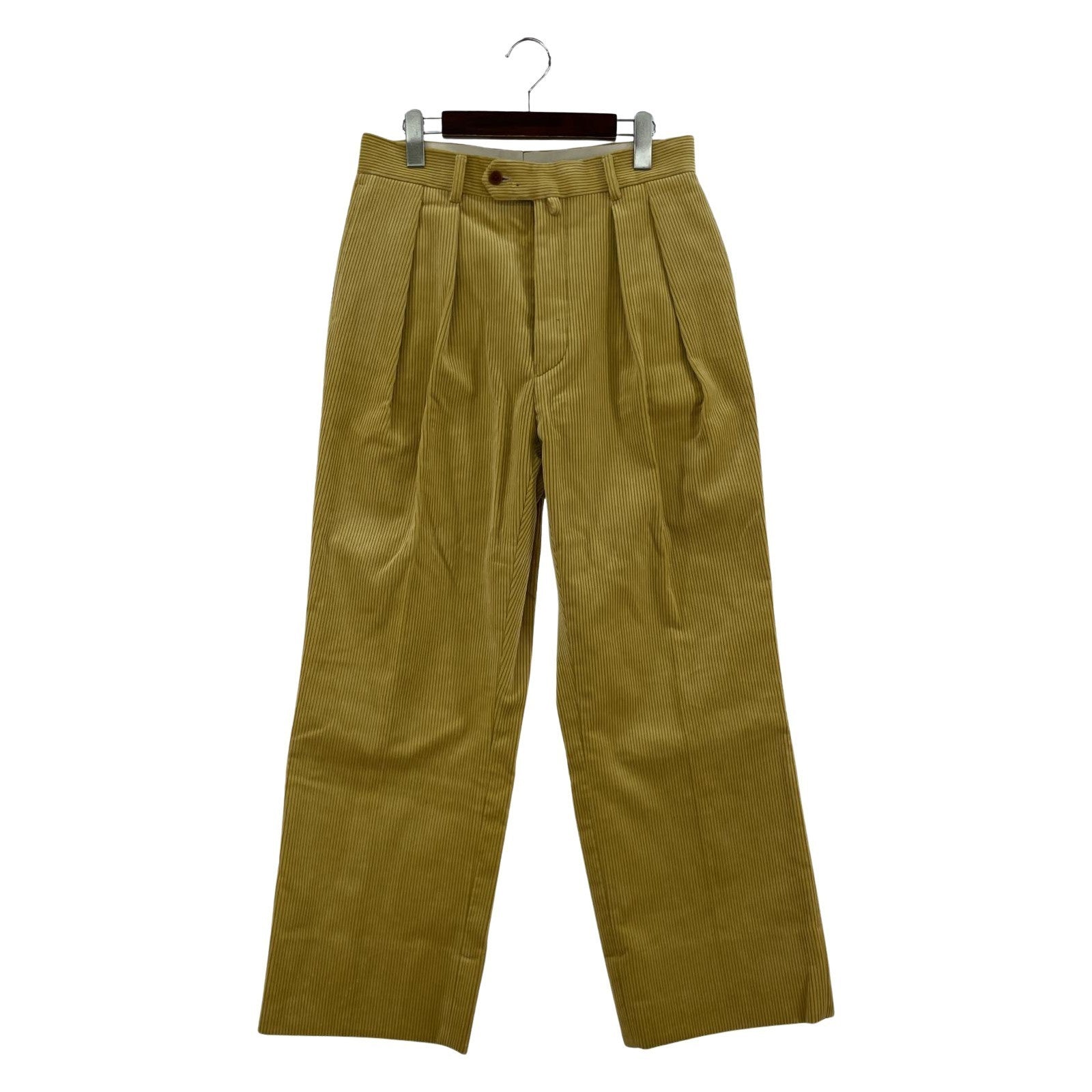 その他ボトムス NEAT 24AW Heavy Corduroy Wide Type 1 コーデュロイパンツ 44 ベージュ 44 イエロー