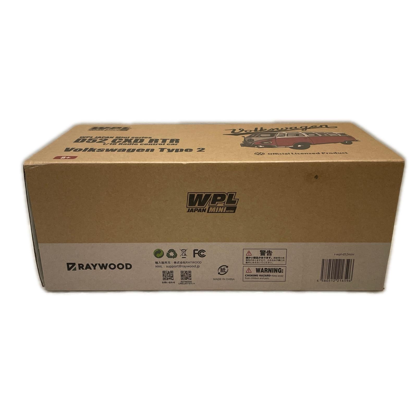 WPL JAPAN MINI D52 CXD RTR 1/16 RC Volkswagen Type2 ワーゲンバス ラジコン