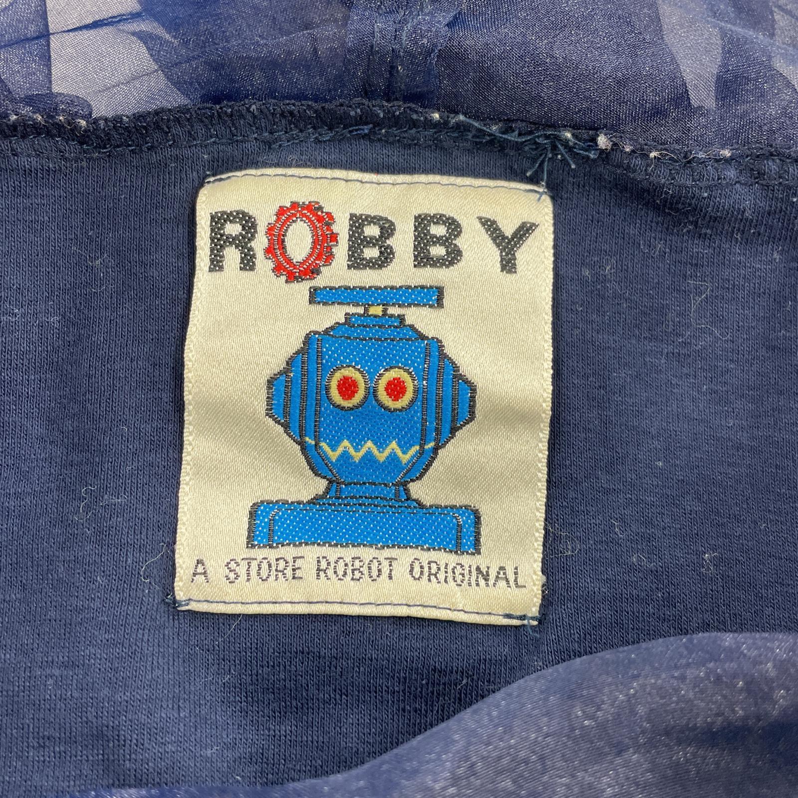 その他トップス 80-90s A STORE ROBOT 希少 フリルカットソー ネイビー