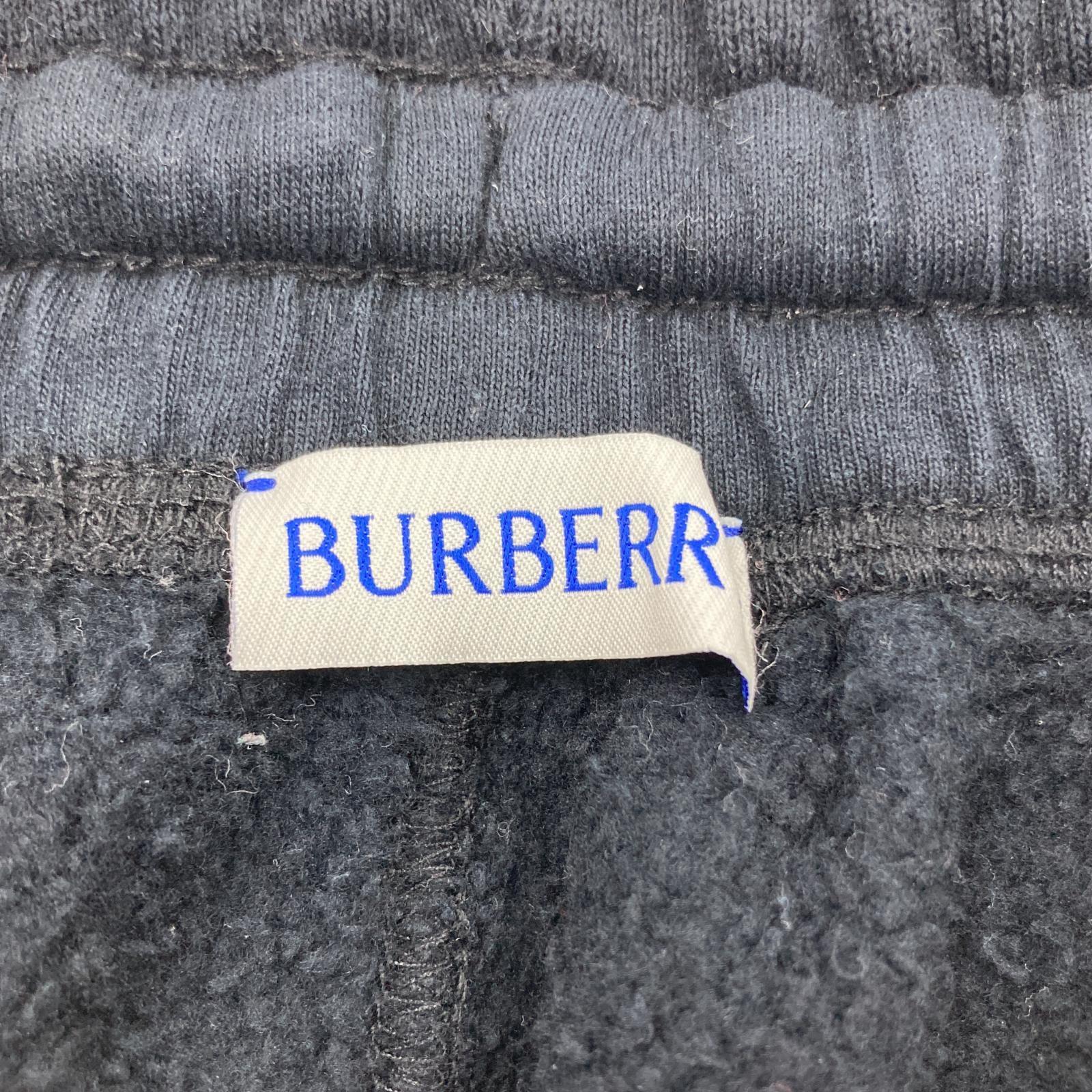 その他ボトムス BURBERRY スウェットハーフパンツ (M) 黒 M ブラック