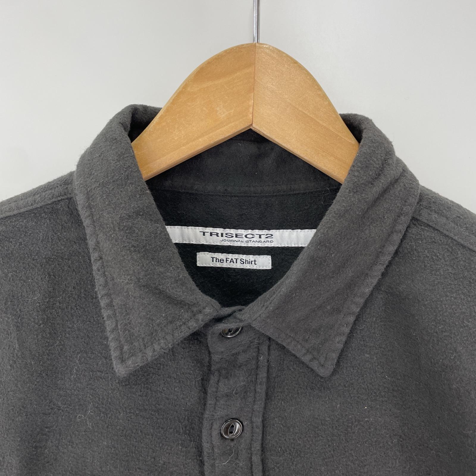 長袖シャツ Journal Standard TRISECT2 The FAT Shirt グレー M M ブラック