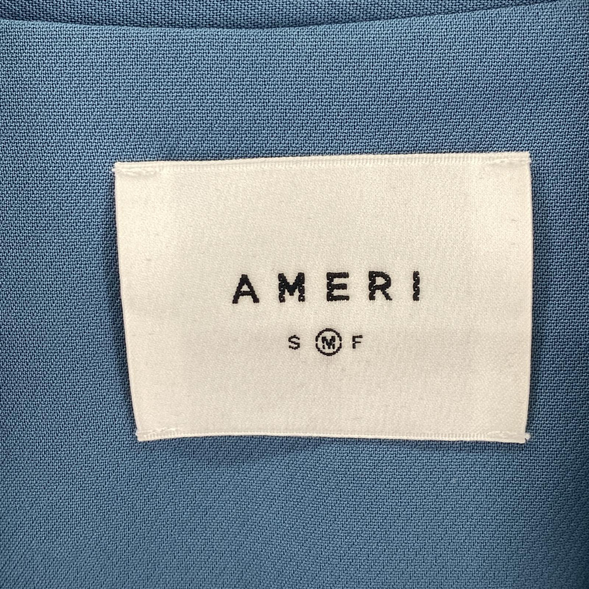 その他トップス AMERI OTONA WRAP VEST M M ブルー