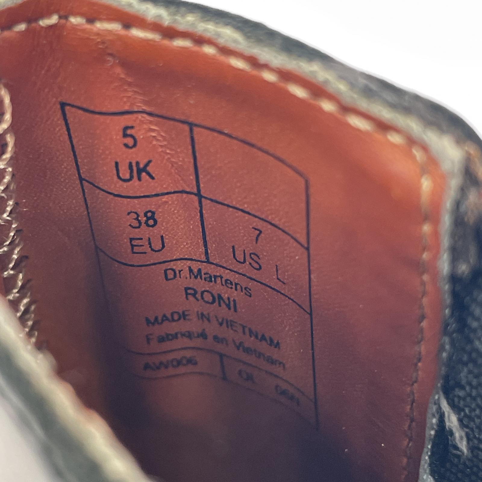 ブーツ Dr.Martens RONI ヒール UK6 23.5cm (US5 1/2 UK5 EU37) ブラック
