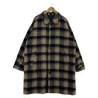 その他アウター MSML WOOL CHECK COAT L