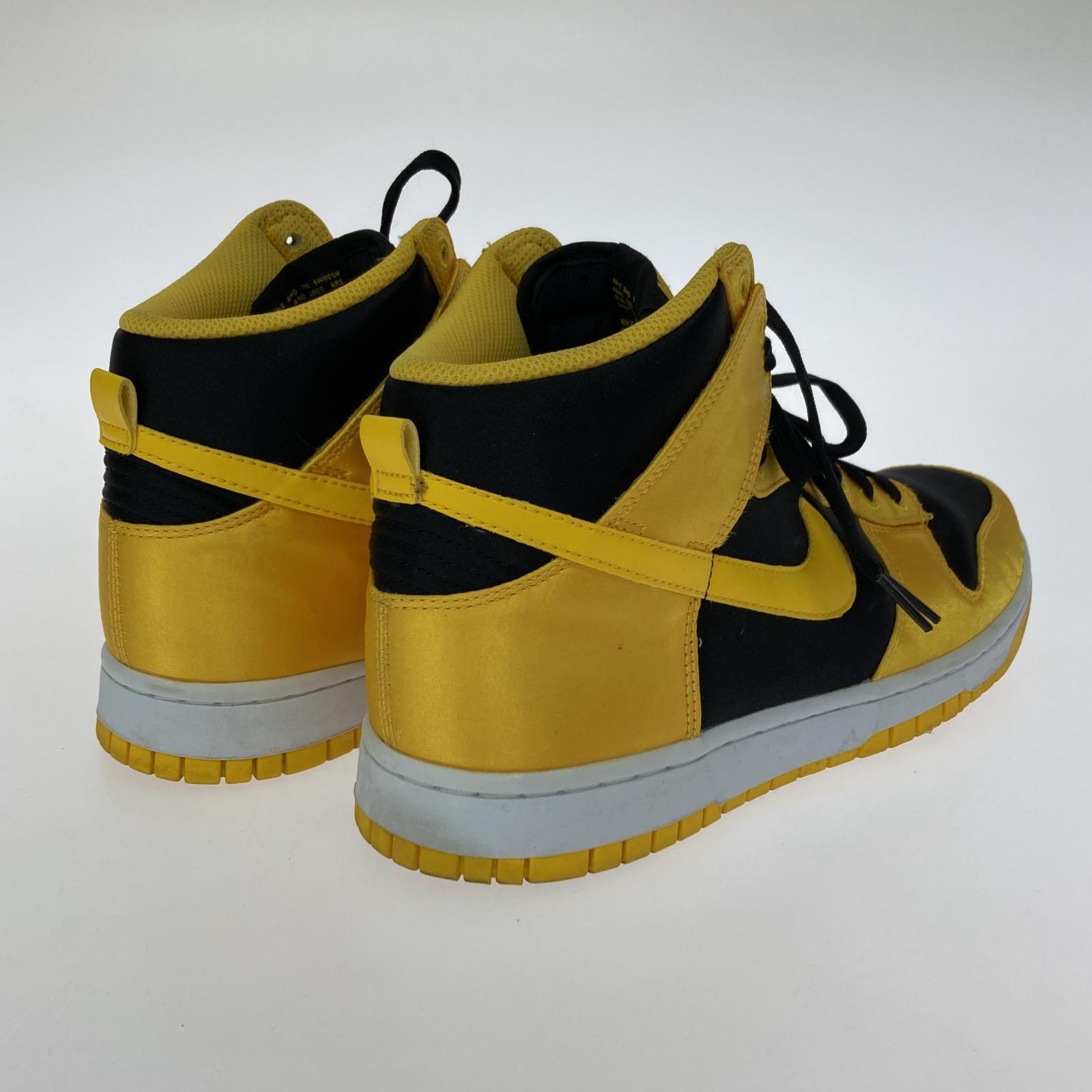 スニーカー NIKE/Dunk High Satin Goldenrod/27cm 27.5cm (US9 1/2 UK9 EU45)