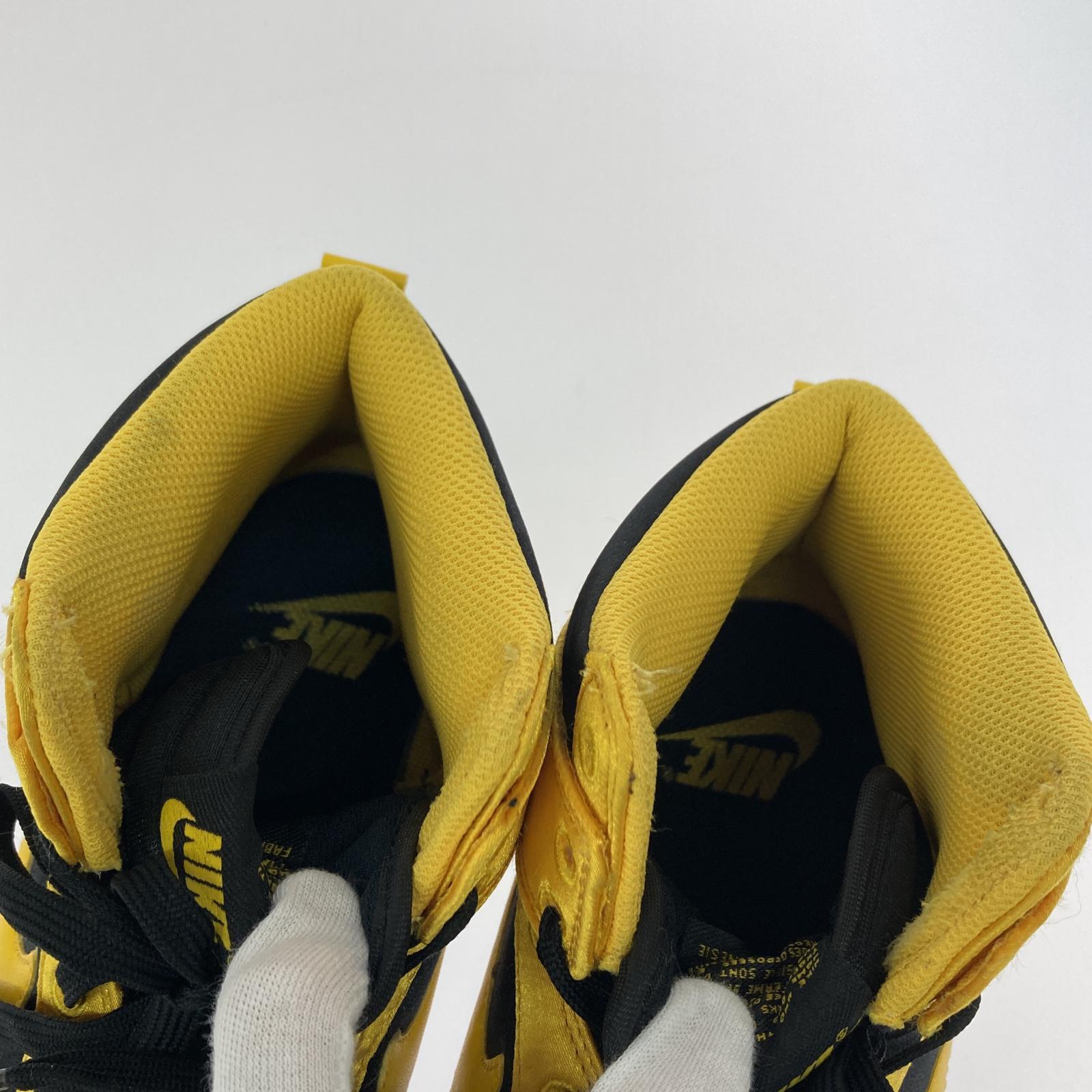 スニーカー NIKE/Dunk High Satin Goldenrod/27cm 27.5cm (US9 1/2 UK9 EU45)