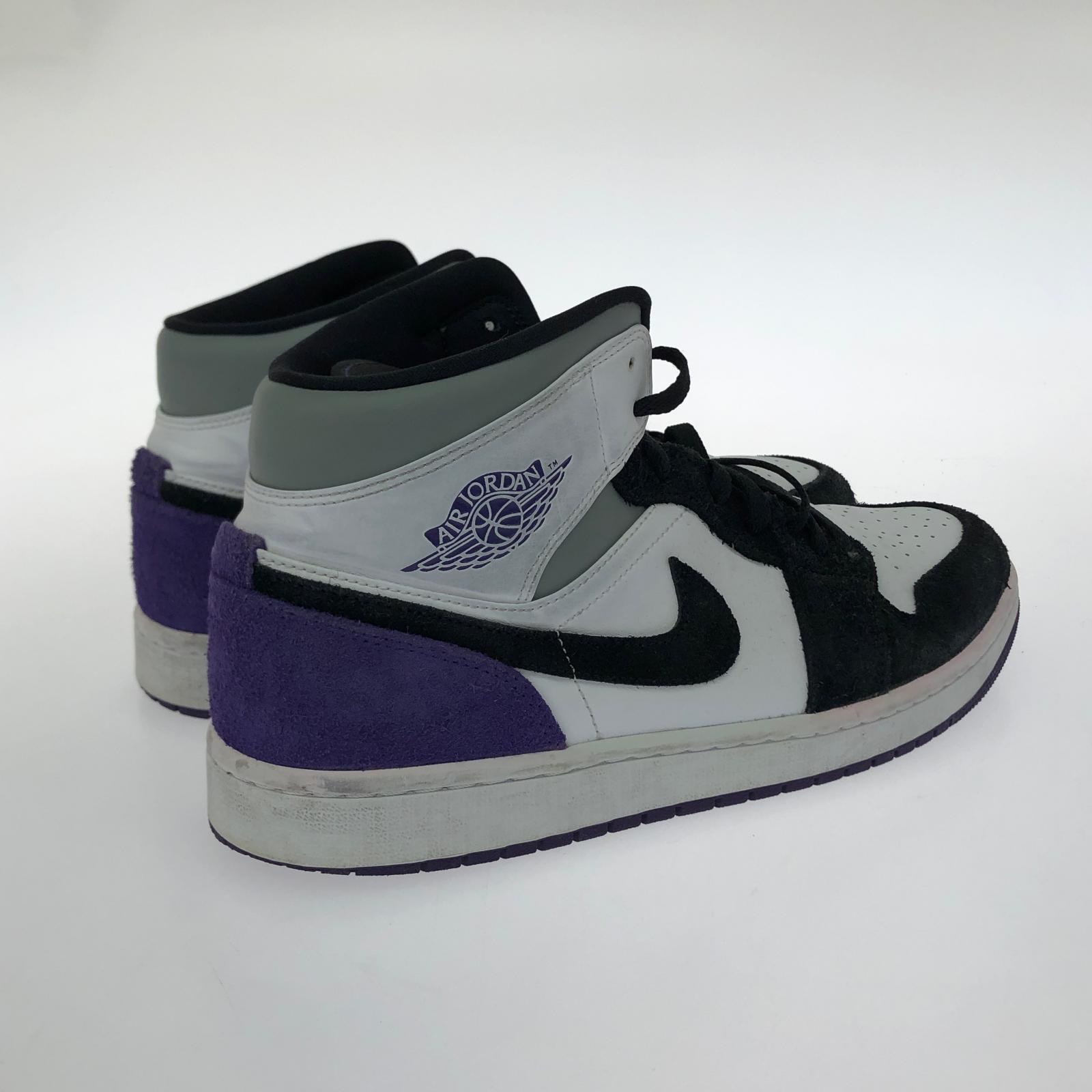 スニーカー NIKE AIR JORDAN 1 MID SE COURT PURPLE (29.0) 29cm (US11 UK10 1/2 EU48)