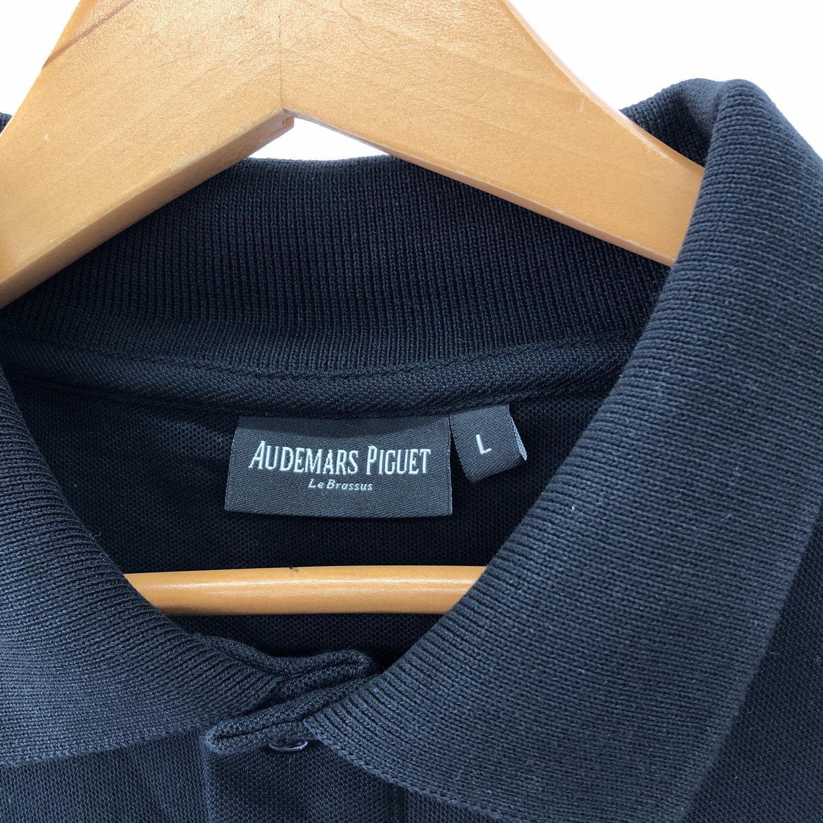 その他トップス AUDEMARS PIGUET SS ポロシャツ クロ L L ブラック
