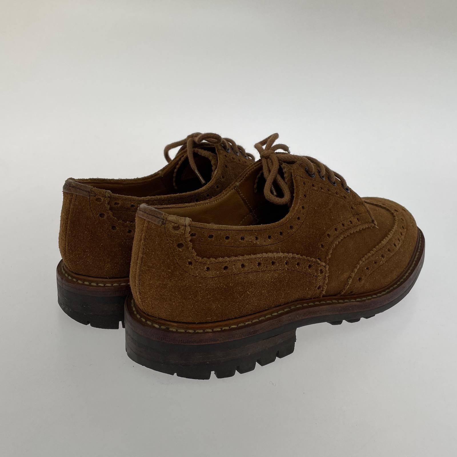 ブーツ Tricker's/ウイングチップローファー ブラウン