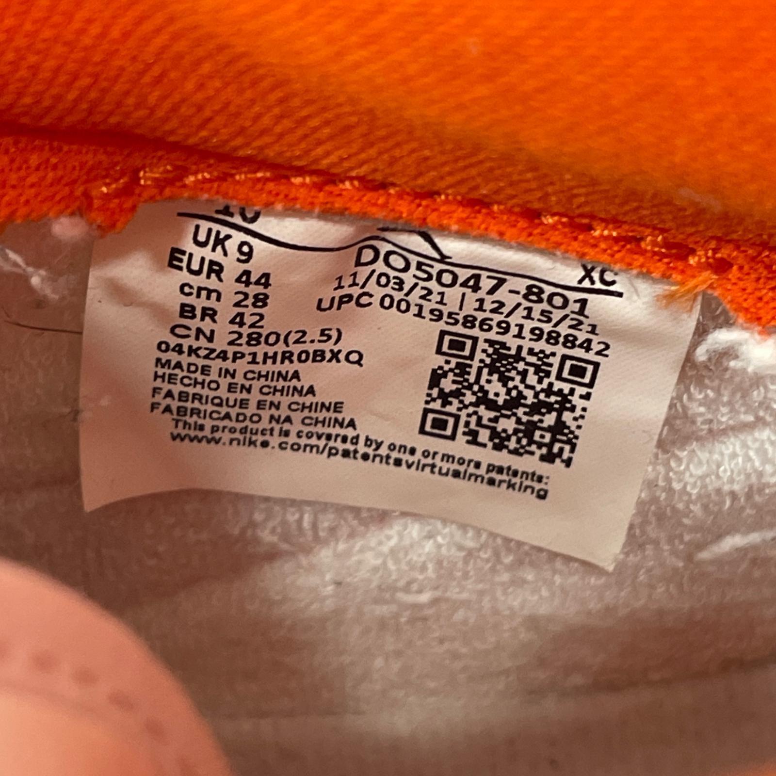 スニーカー NIKE Air Jordan 1 KO Rush Orange (28.0cm) 28cm (US10 UK9 1/2 EU46)