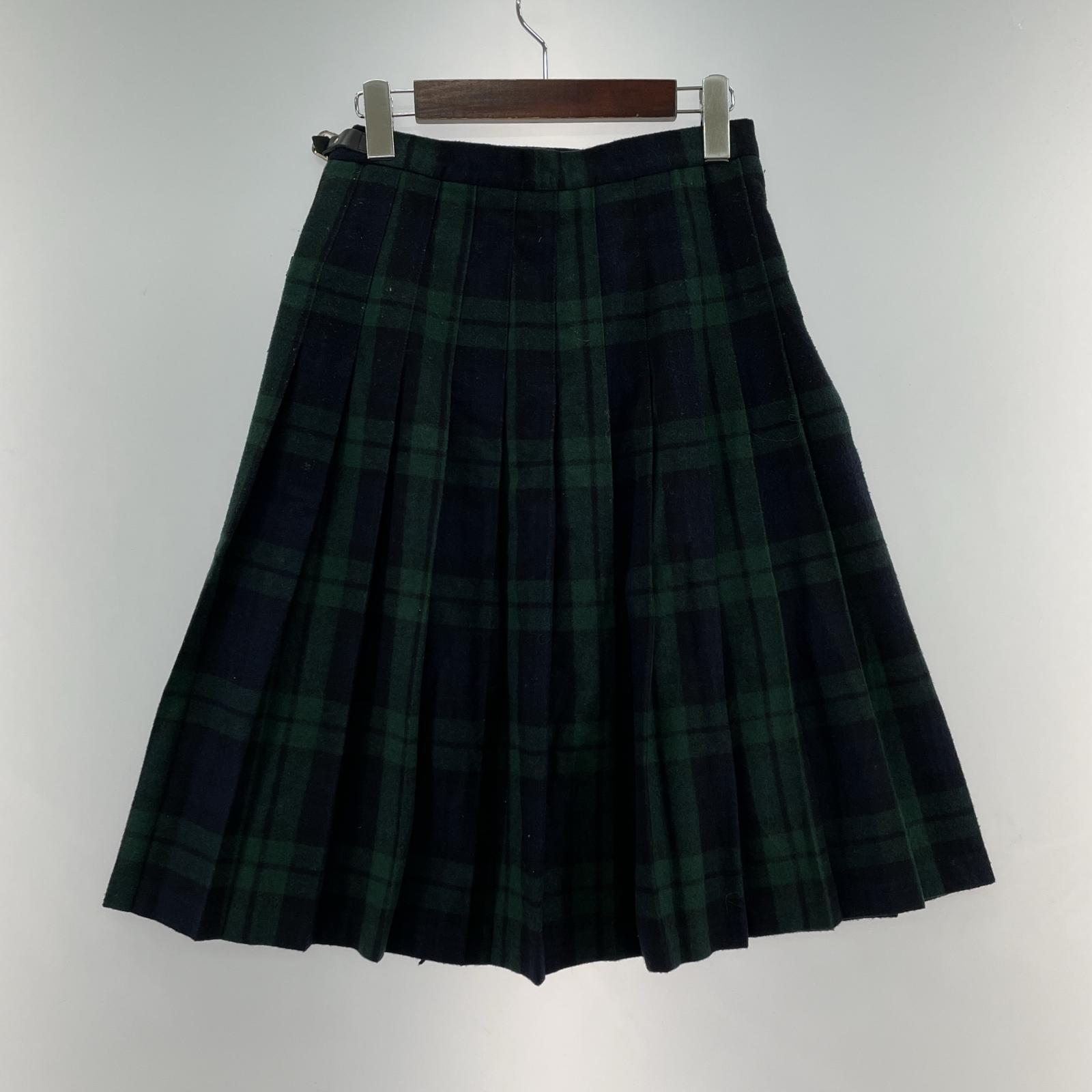 その他ボトムス O'NEIL OF DUBLIN チェック巻きスカート グリーン グリーン