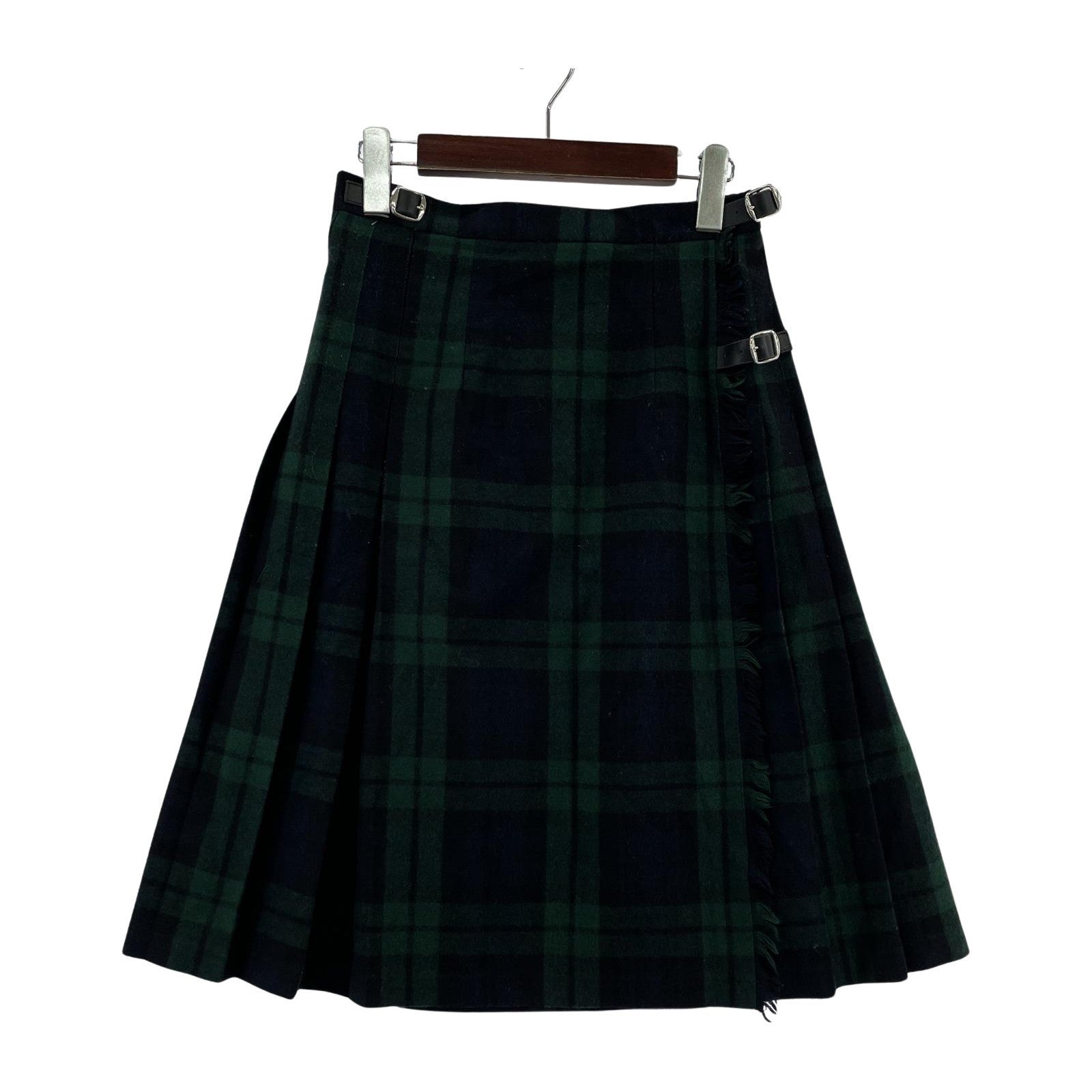その他ボトムス O'NEIL OF DUBLIN チェック巻きスカート グリーン グリーン