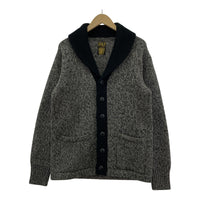その他アウター CUSHMAN ALL WOOL ショールカラーカーディカ グレー
