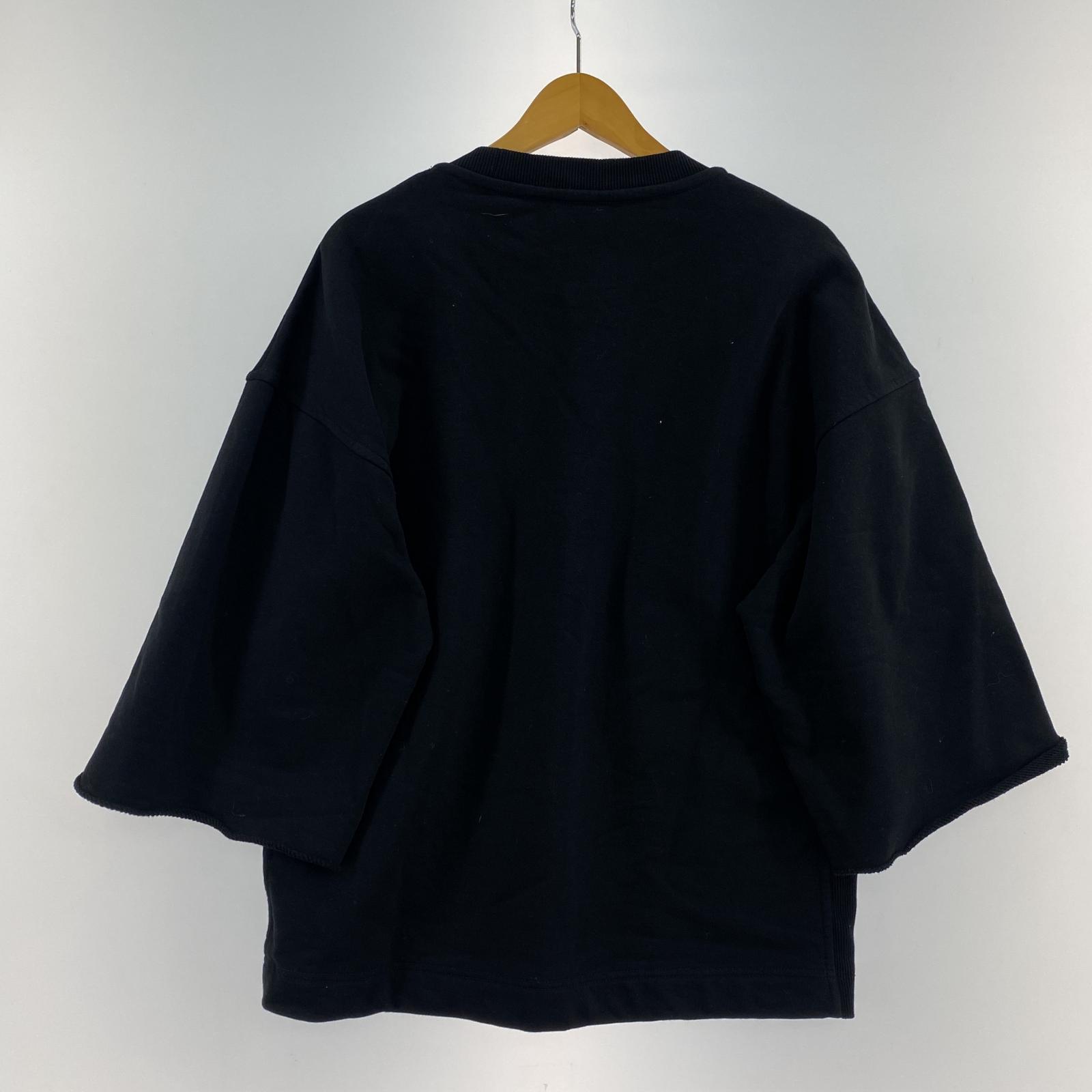 その他トップス DIESEL 七分袖スウェット ブラック ブラック