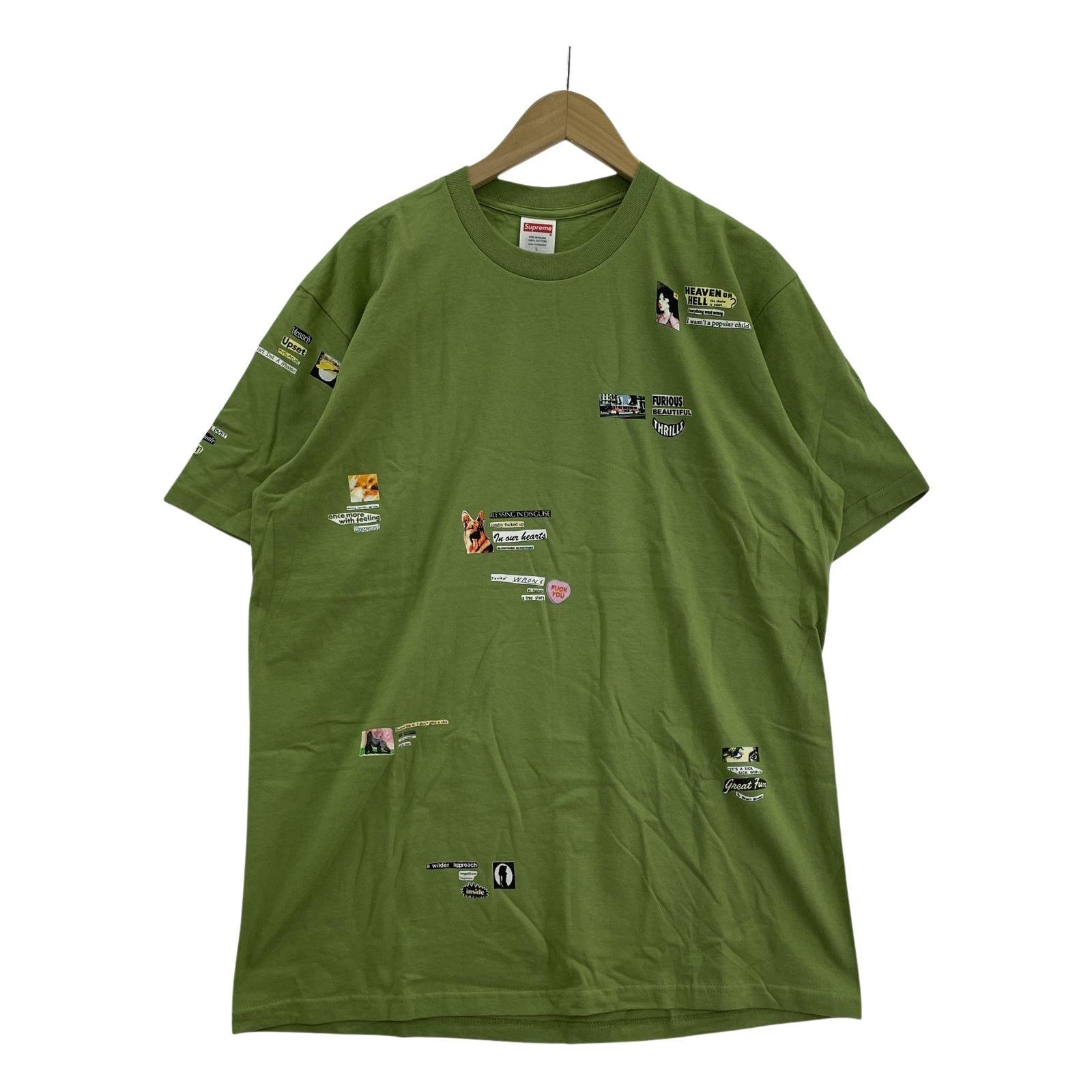 その他トップス Supreme 24FW UPSET Tシャツ グリーン L