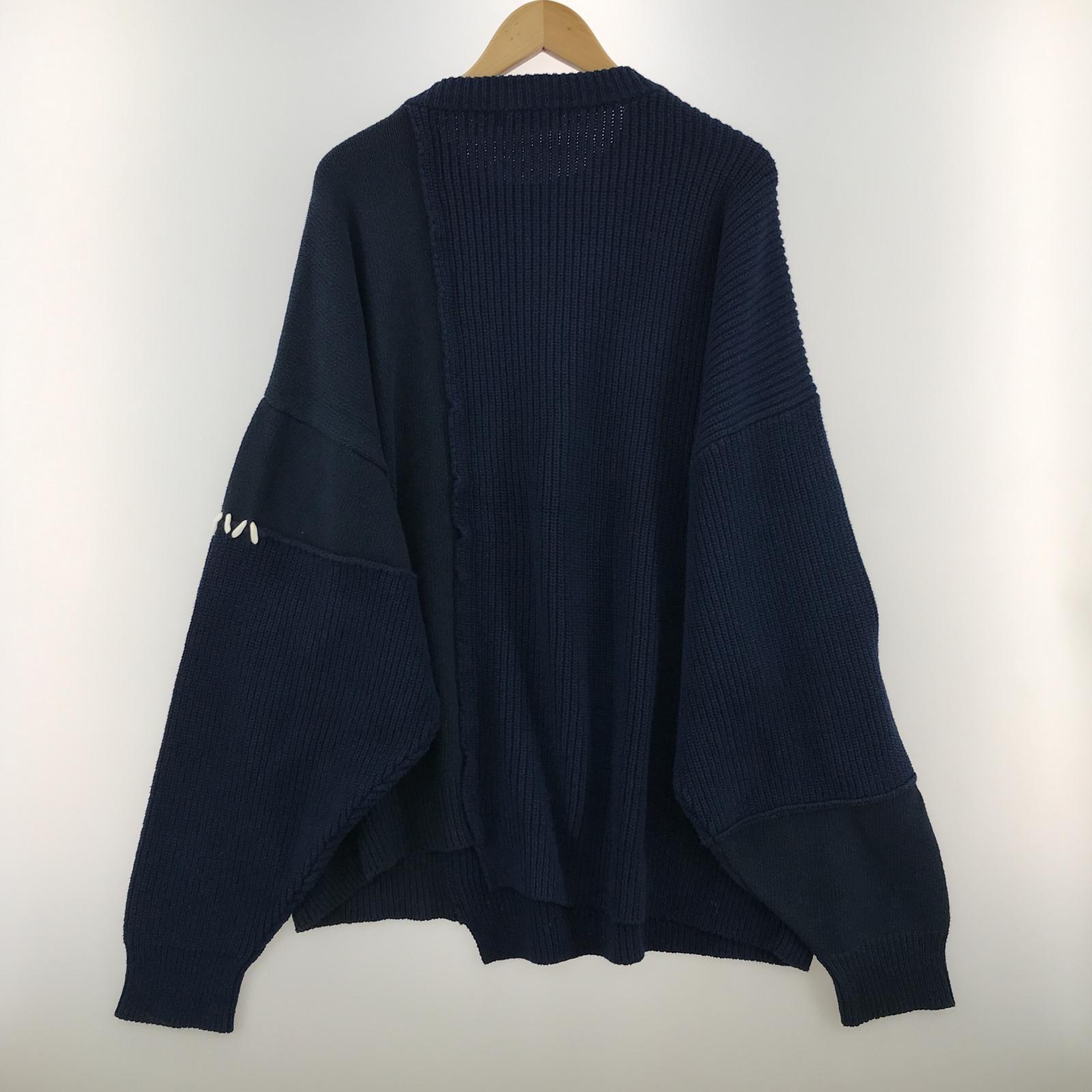 その他トップス ROTOL 1LDK別注 FRANKEN CREW NECK KNIT コットンニット 2 ネイビー 3 ネイビー