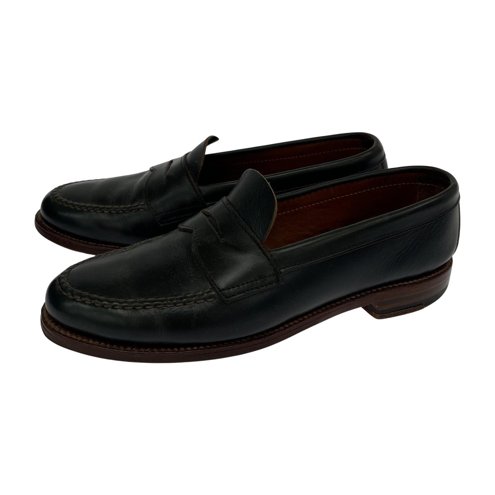 その他靴 ALDEN 17835F Navy Chromexcel LHS Penny Loafer コインローファー 6 1/2 25cm (US7 UK6 1/2 EU40)