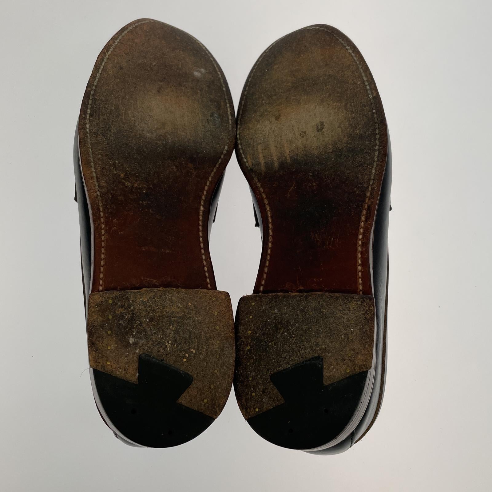 その他靴 ALDEN 17835F Navy Chromexcel LHS Penny Loafer コインローファー 6 1/2 25cm (US7 UK6 1/2 EU40)