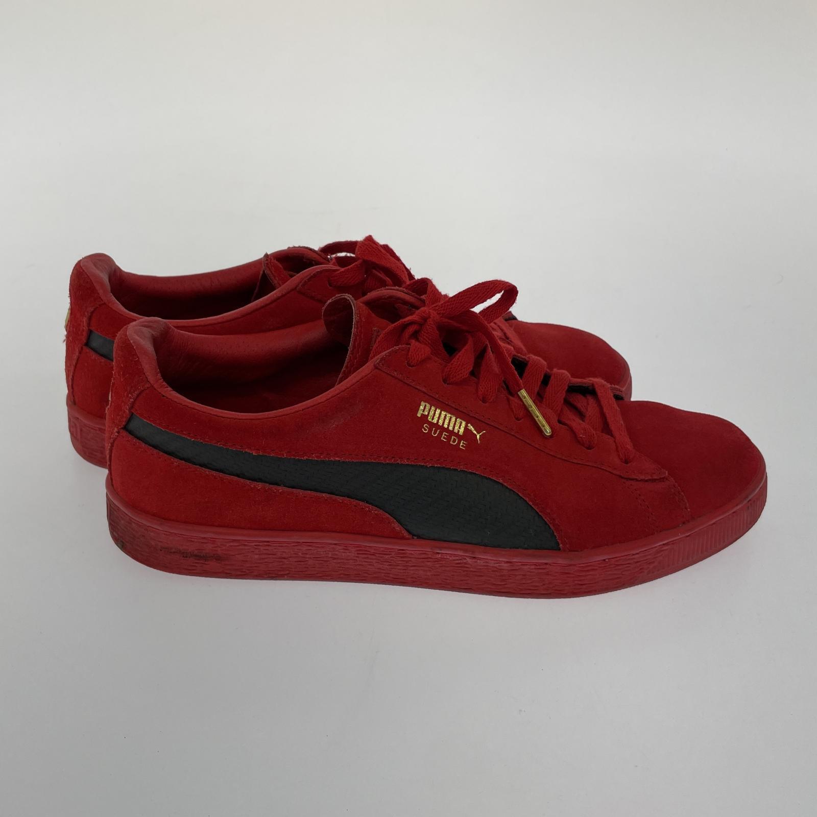 スニーカー PUMA SF SUEDE 50 (27cm) 306134-01 Rosso Corsa フェラーリレッド 27 レッド