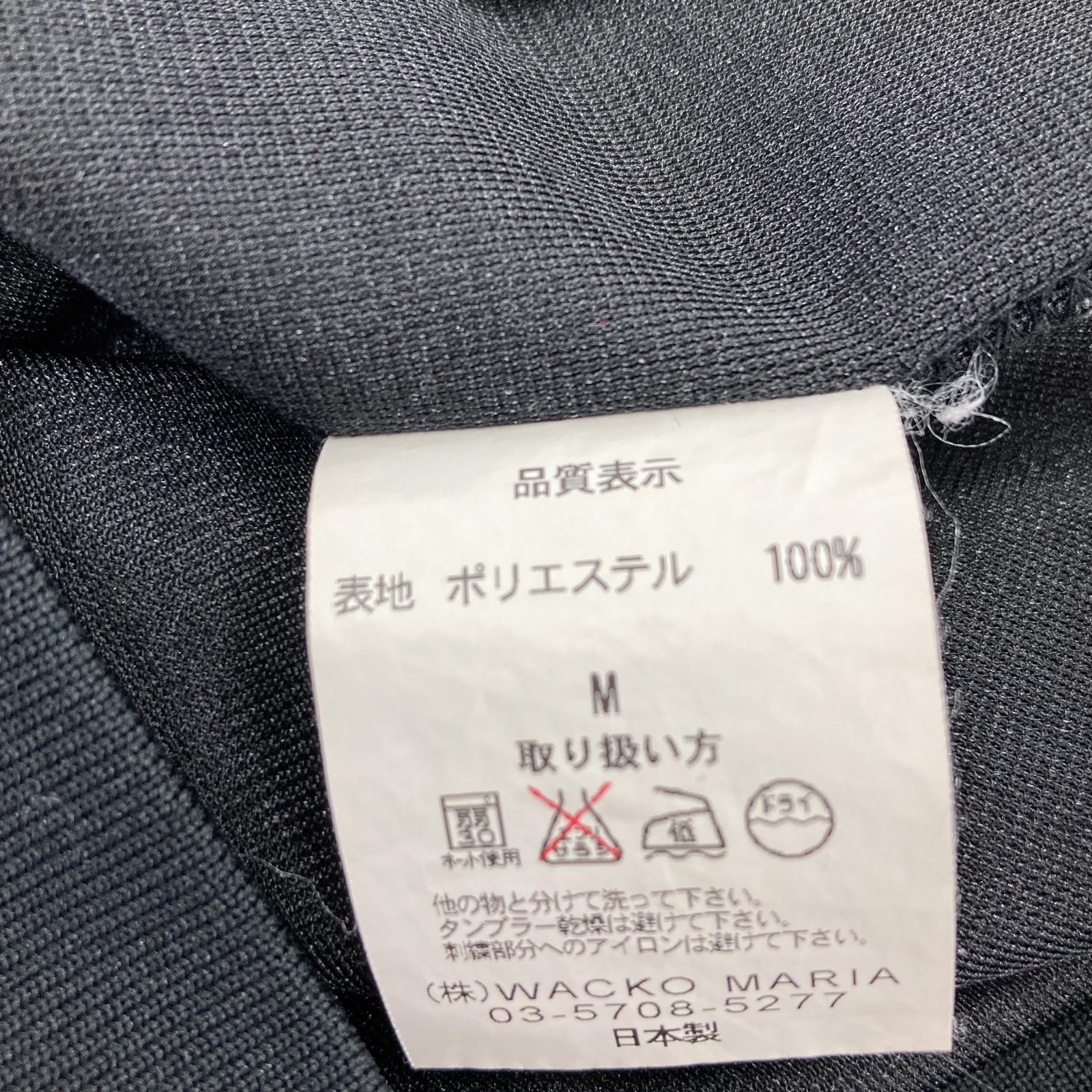 その他アウター WACKO MARIA 胸刺繍ジャージ M M ブラック