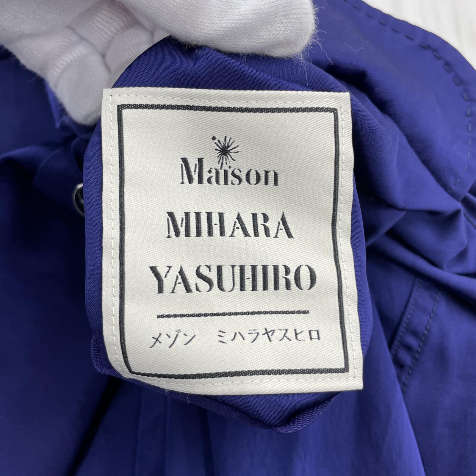 長袖シャツ MIHARA YASUHIRO Reversible Long Sleeve Shirt 青 44 J13SH187 ブルー
