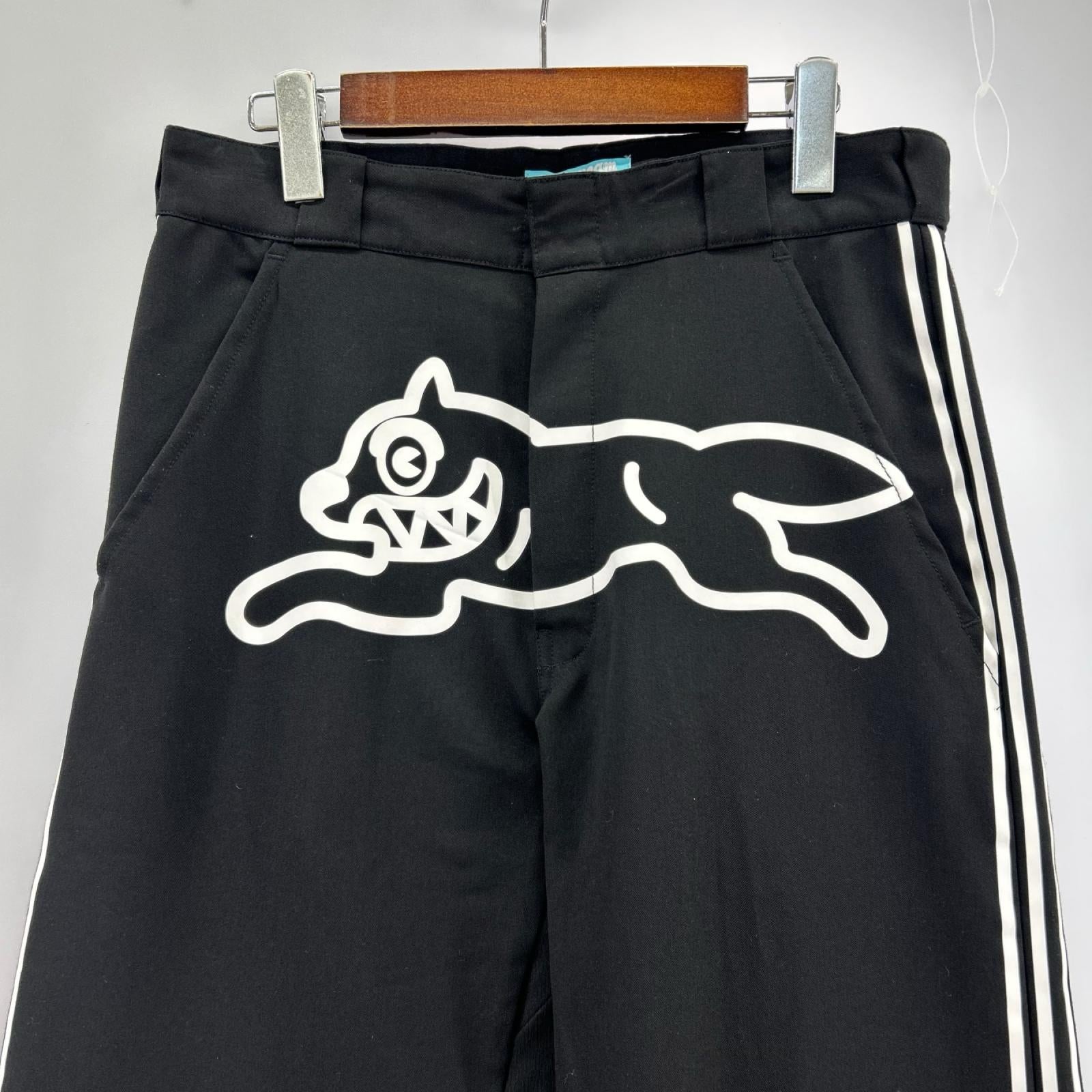 その他ボトムス ICECREAM 24SS TROUSER PANTS DRIP サイドラインパンツ ブラック S ブラック