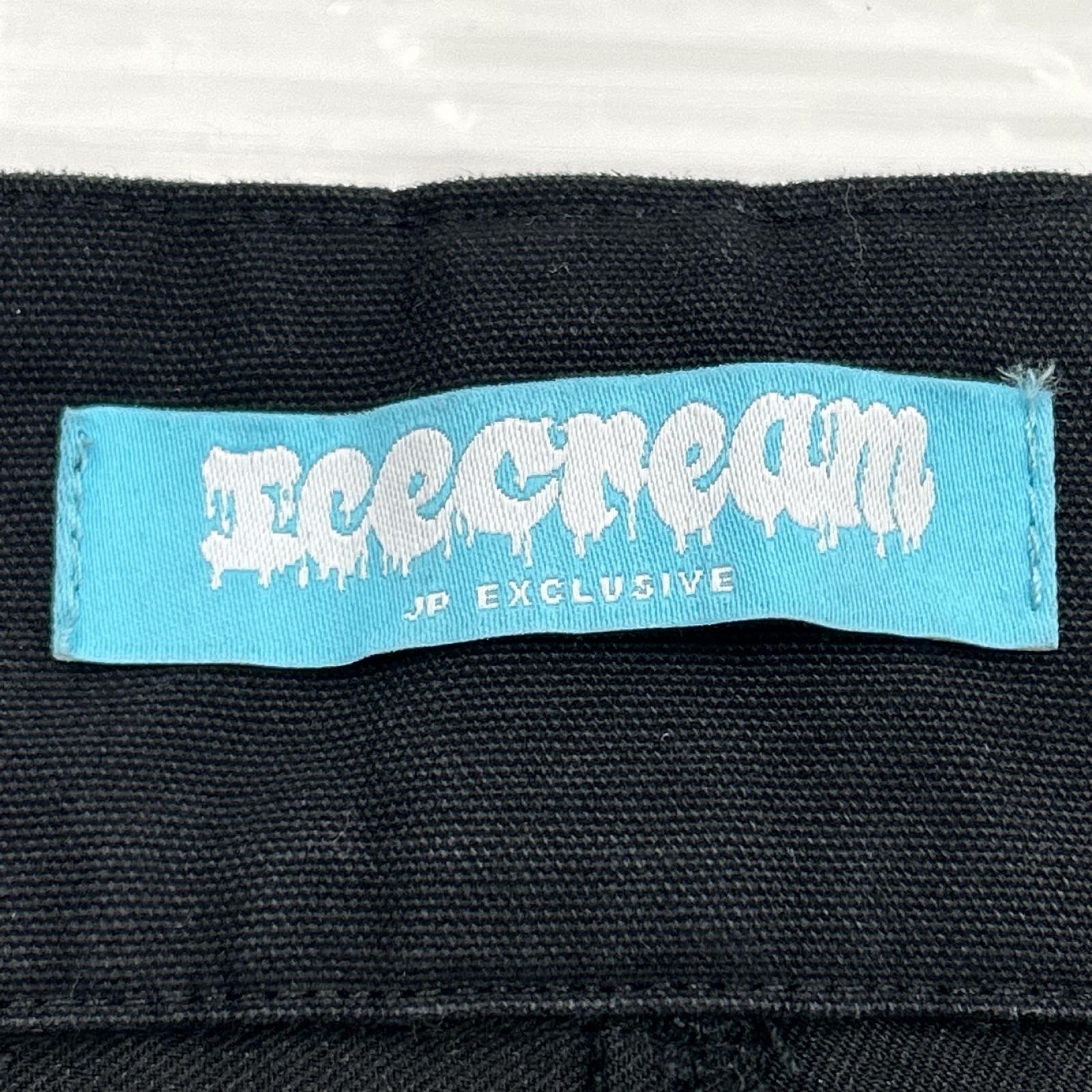その他ボトムス ICECREAM 24SS TROUSER PANTS DRIP サイドラインパンツ ブラック S ブラック