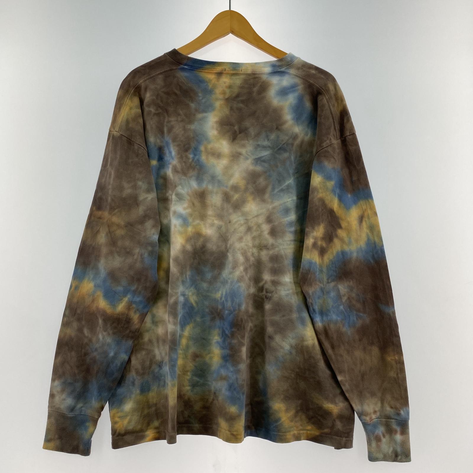 その他トップス 6 ROKU DOUBLE SLIT TIE DYE MOTIF PULLOVER マルチカラー