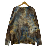 その他トップス 6 ROKU DOUBLE SLIT TIE DYE MOTIF PULLOVER マルチカラー