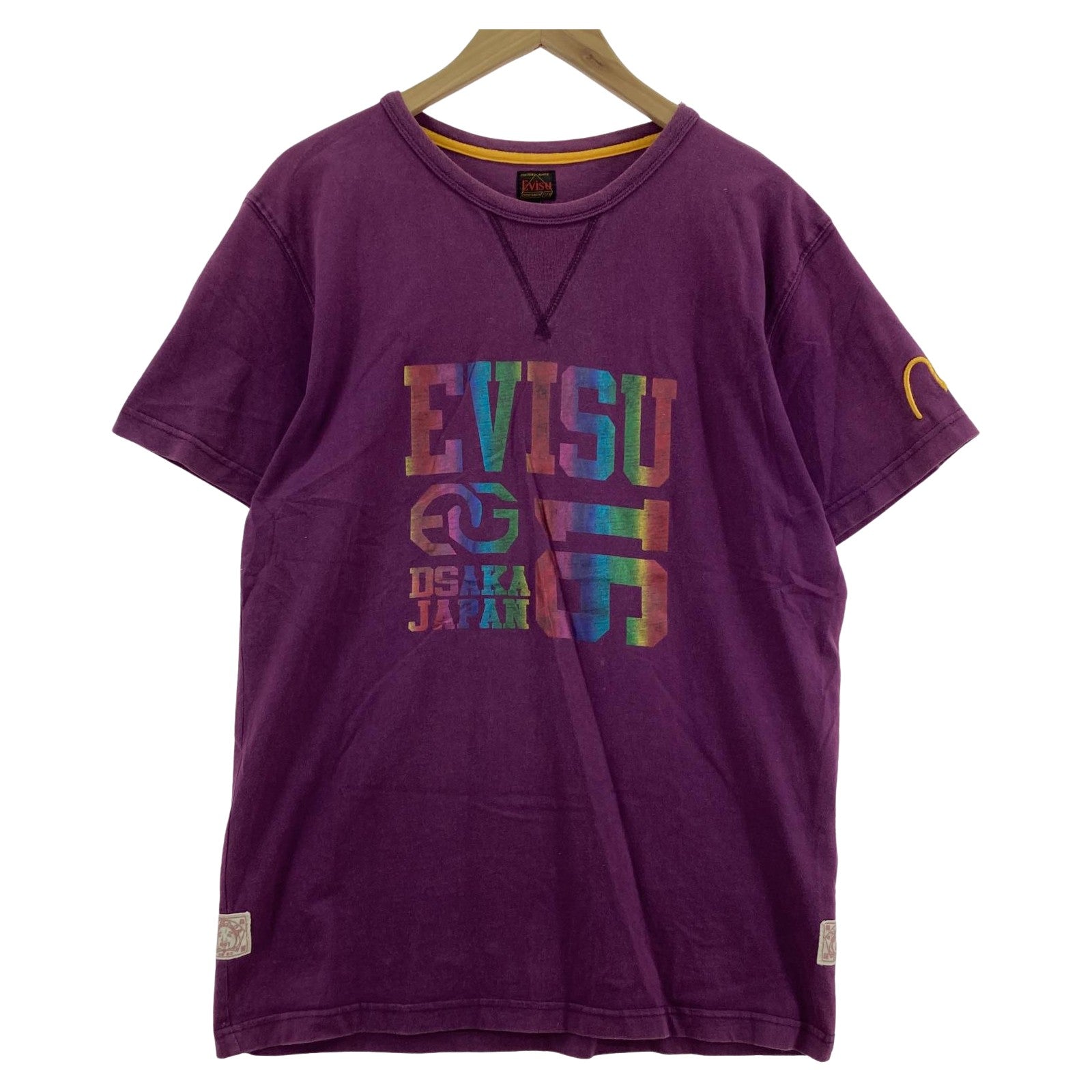 その他トップス 90'S EVISU 初期家タグ S/Sカットソー パープル