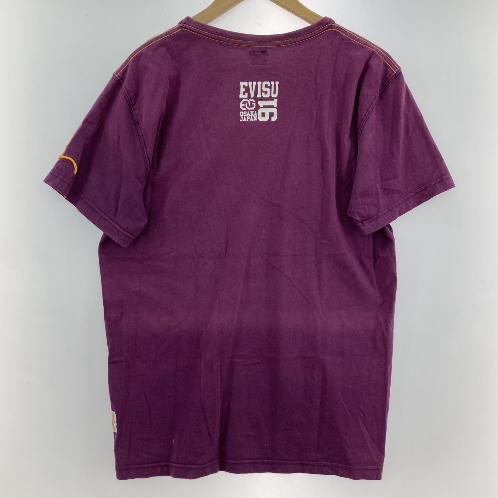 その他トップス 90'S EVISU 初期家タグ S/Sカットソー パープル