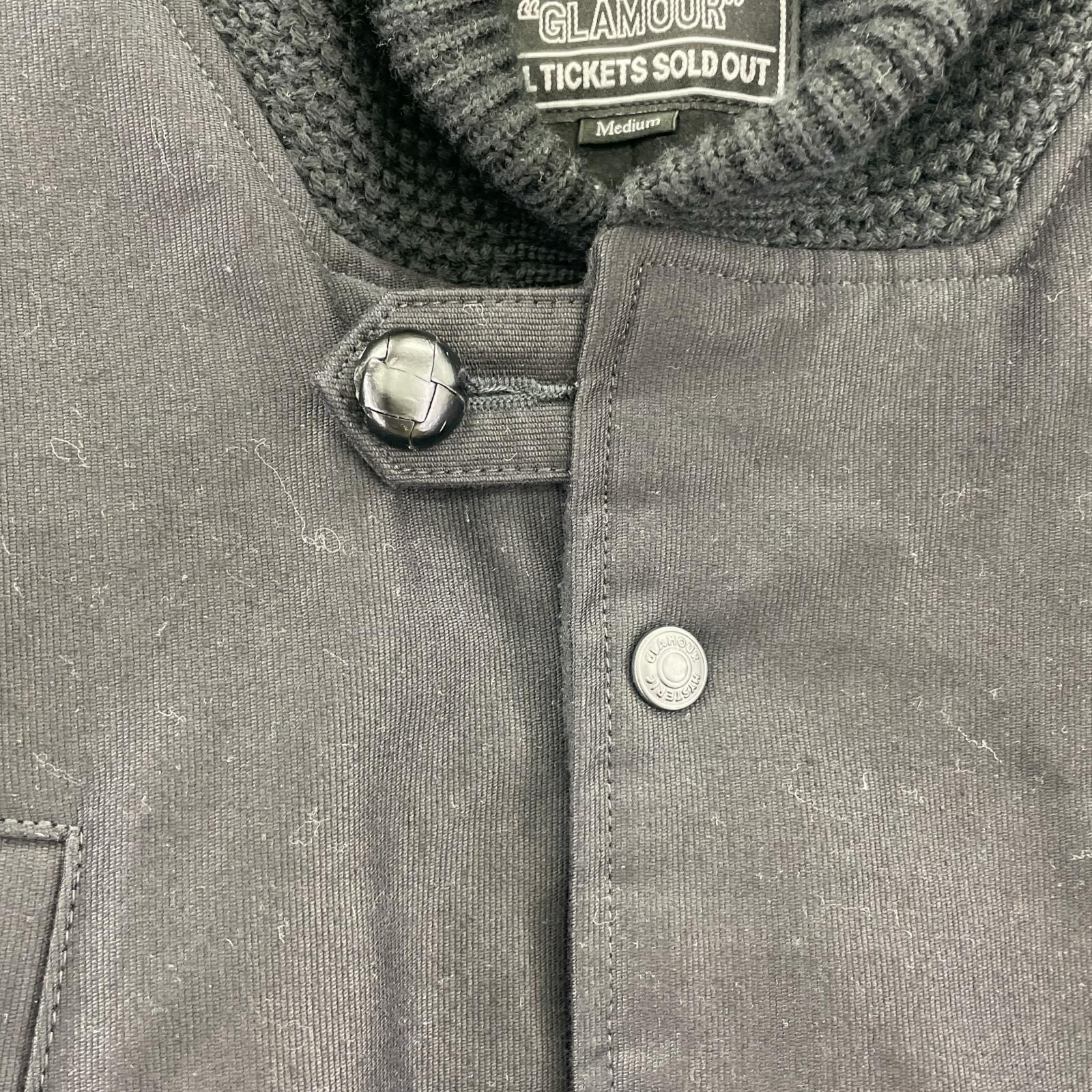 その他アウター HYSTERIC GLAMOUR ドンキーコートブルゾン(M)黒 M ブラック