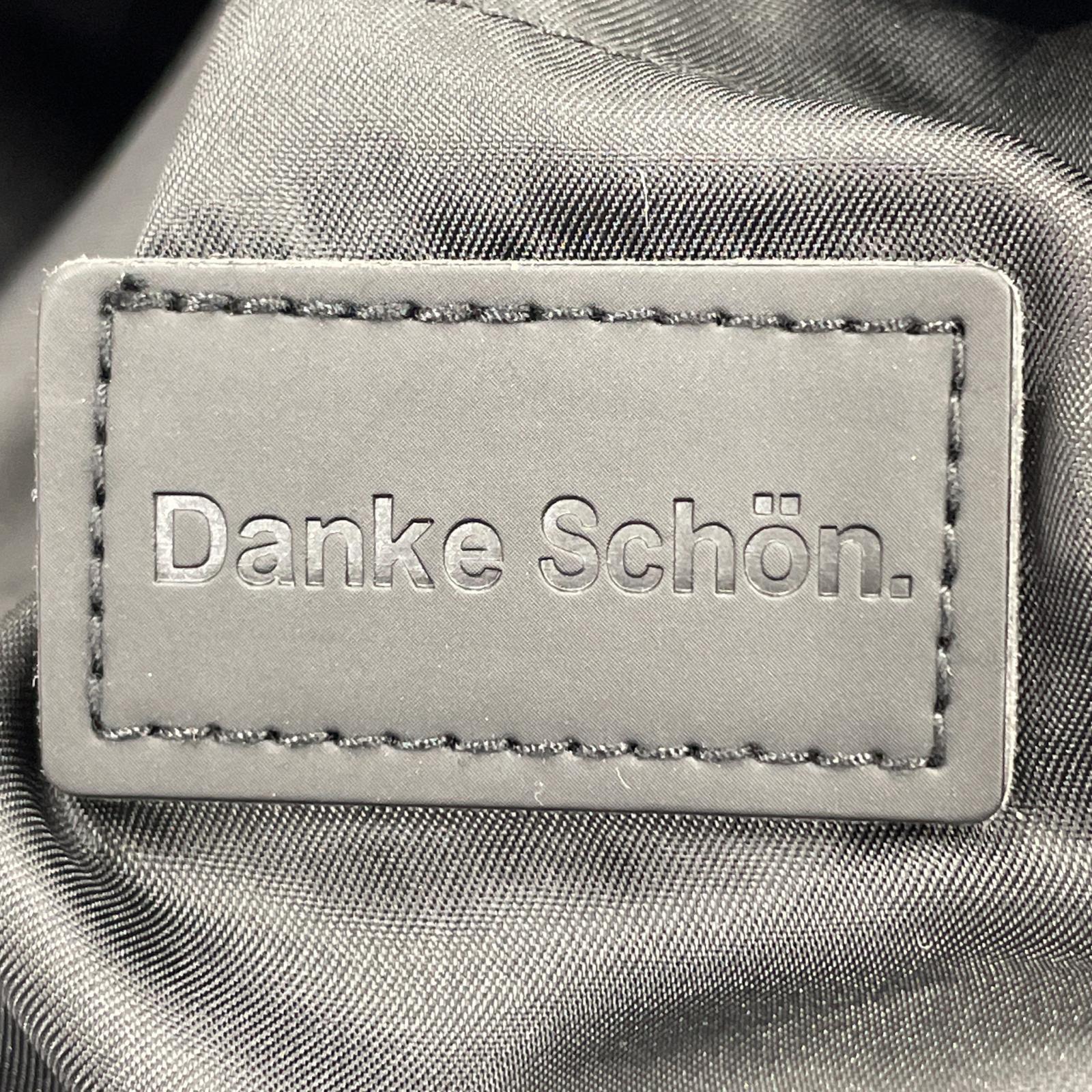 その他アウター DANKE SCHON フェイクレザージャケット フリー ブラック