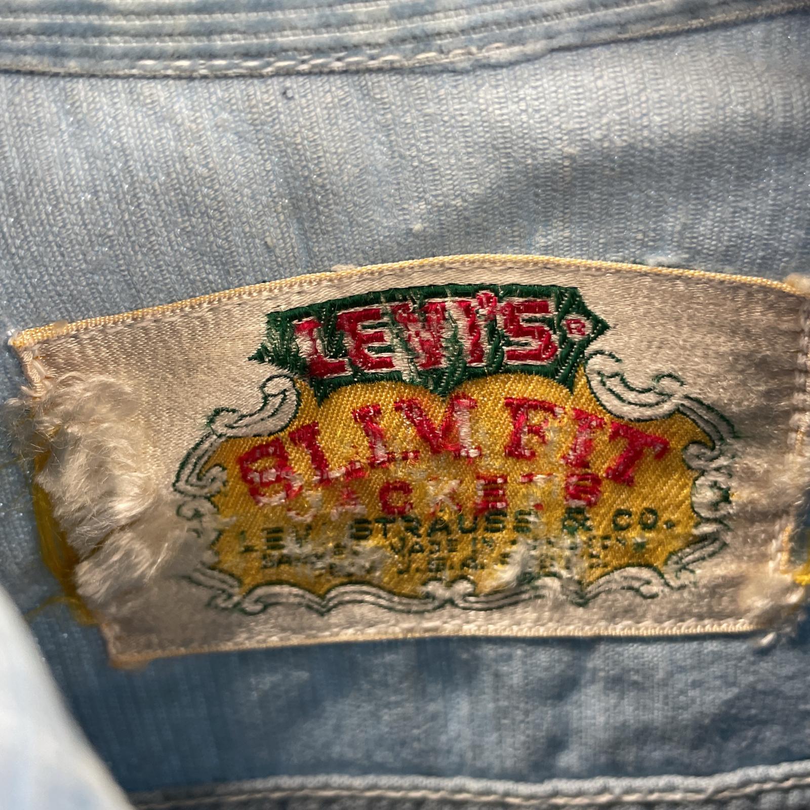 その他アウター Levi's BIGE SLIM FIT JACKET サックス
