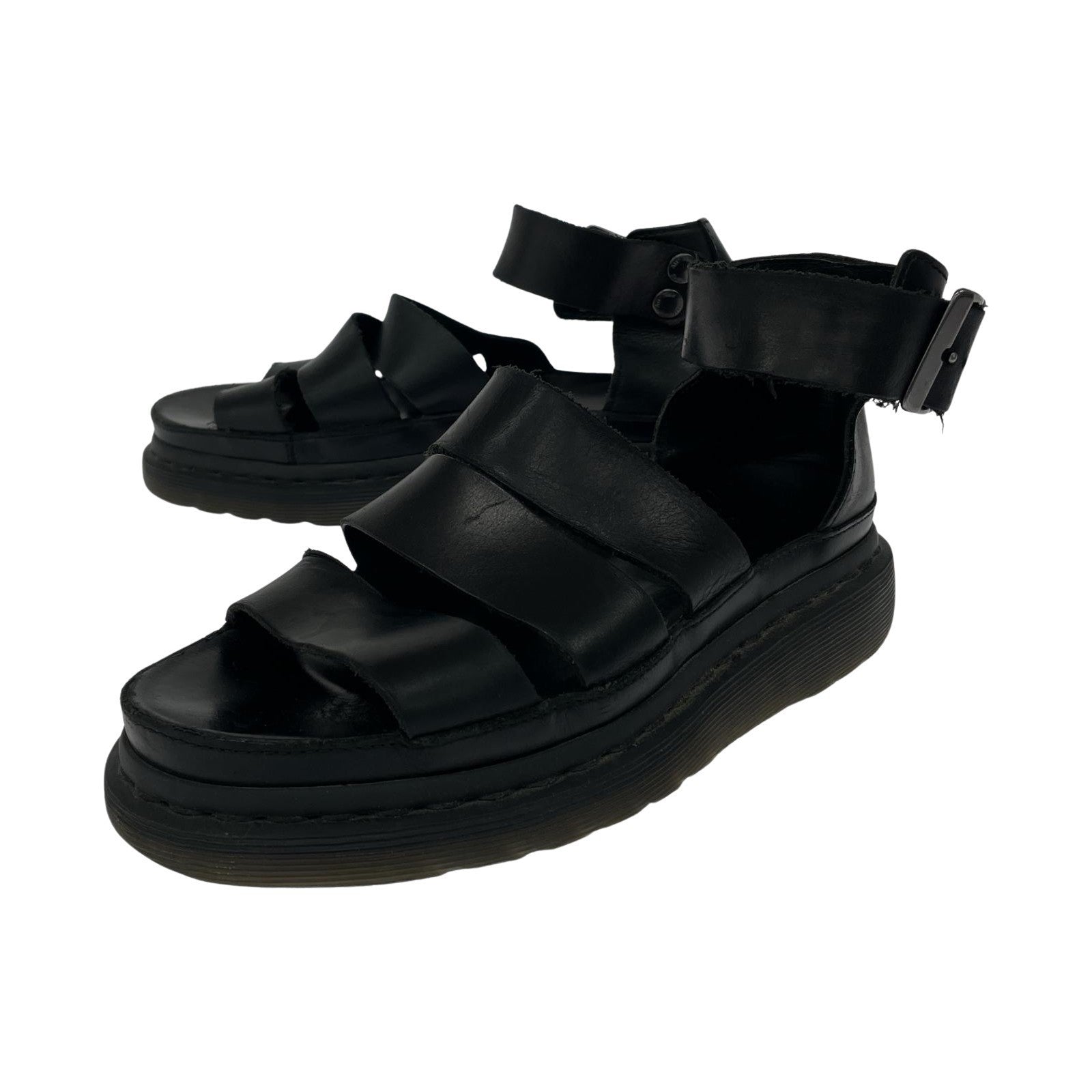 その他靴 Dr.Martens ストラップレザーサンダル UK4 ブラック