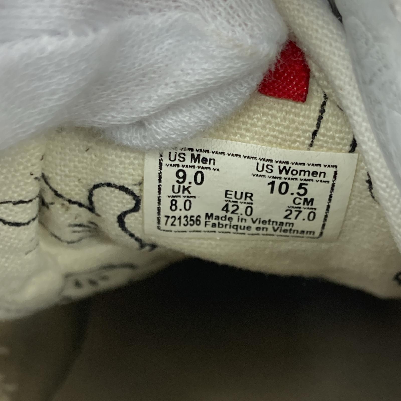 スニーカー VANS Disney OLD SKOOL size27 27cm (US9 UK8 1/2 EU44) ホワイト